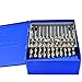 MaxTool Twist Drill Bit Sets 60PCs High Speed Steel M2 Jobber Length for Metal Wood Plastic Stainless Steel Cast Iron Black and Bronze Indexed Case Wire Gauge 1 to 60