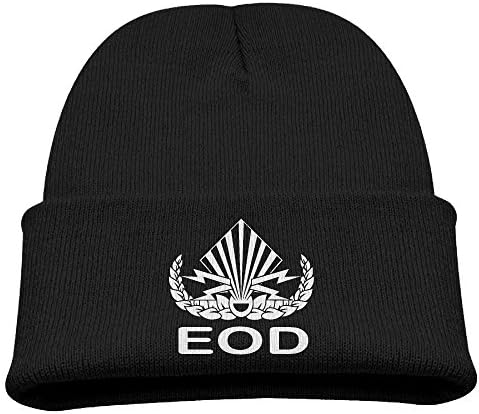 Children Fashion Cuff Explosive Ordnance Disposal Eod Retro Warm Winter Skull Hat Unisex