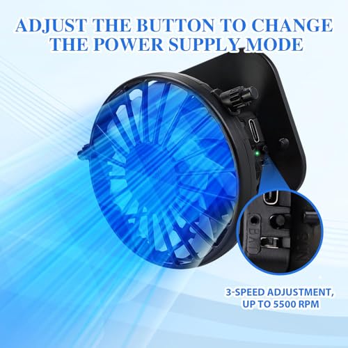 Solar Fan Sun Hat Wide Brim Hat Outdoor Wide Brim Sun Hat with 2 Solar Fan Fishing Hat, Hat UPF 50+, Removable & USB Charging