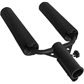 Viking Press Handle Landmine Attachment for 2-Inch Olympic Barbell &ndash; T-Bar Row Handle for Strength Training, Build Arms, Shoulders &amp; Back, Home &amp; Gym Equipment