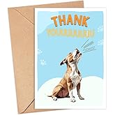 American Pitbull Dog Card, Dog Thank You Card, Cute Pun Thank You Card For Him Her, For Friends, Teacher, Boss, Coworker, Dog Lover Gift, Veterinarian Thank You Gift, American Pitbull Dog Lover