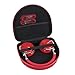 Hard EVA Travel Red Case for Bluedio T4 / T5 (Turbine) Active Noise Cancelling Over-Ear Swiveling Wireless Bluetooth Headphones by Hermitshell