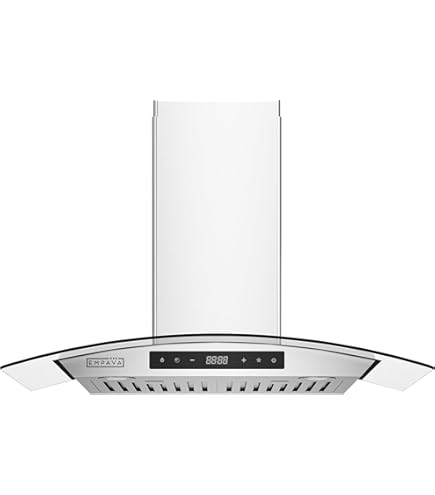 Tieasy Range Hood Wall Mount Vent Hood Stainless Steel Silver 3 Speed - View #11