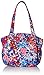 Vera Bradley Women's Cotton Glenna Satchel Purse, Impressionista, One Size