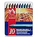 Neocolor I Water-Resistant Wax Pastels, 10 Metallic Colors
