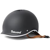                          Thousand Heritage 1.0 Adult Bike Helmet; The Original Low Profile Retro Commuter Cycling Helmet Safety Certified for Bicycle Skateboard Skating Roller Skates; for Men &amp; Women                        