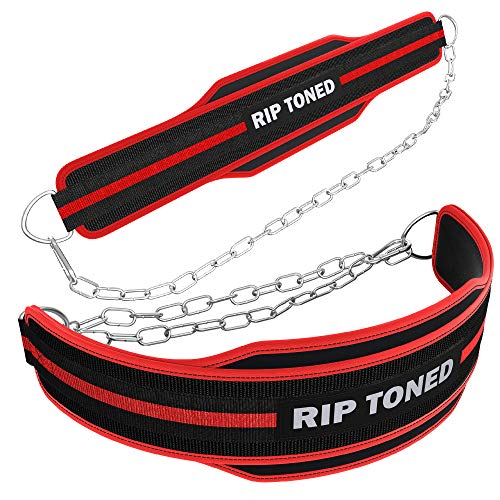 Rip Toned Dip Belt with Chain for Weightlifting, Pull Ups, Dips 36
