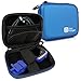 DURAGADGET Premium Quality Shock Absorbent Blue Shell Case with Carabiner Clip & Dual Zip Function - Compatible with Kidizoom Smartwatch DX2 | DX | Connect DX | Plus | Plus 2 | 2