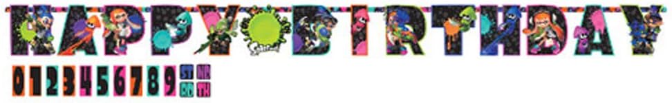 Splatoon Jumbo Letter Banner Kit (1ct)