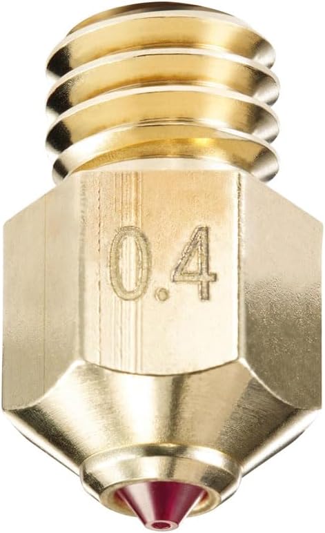 MOD3DP Ruby Nozzle MK8 0.4mm for E3D Prusa Ender 3D Printer