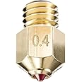 Ruby Nozzles for 3D Printers MK8 E3D Prusa Ender3 (MK8, 0.4mm)