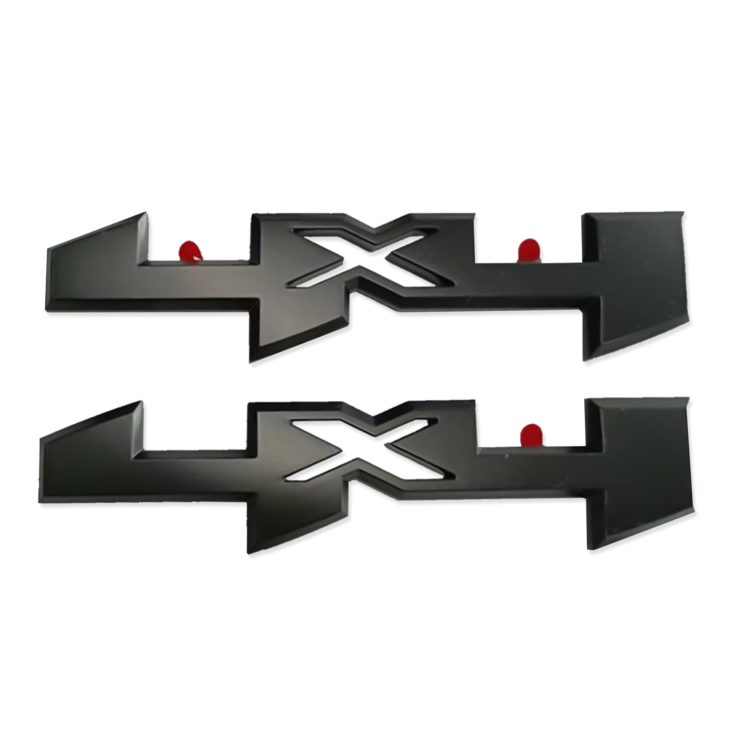 Photo 1 of 2PC 3D Raised Letters 4X4 Overlay Blackout Emblem with Adhesive Backing Replacement for Silverado Sierra 1500 2500Hd 3500Hd