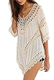 Dora Bridal® Womens Sexy Crochet Hollow Out Cover-ups Beachwear Swimwear Dress