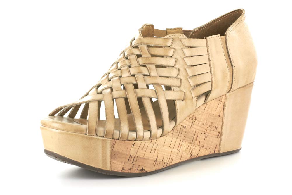 Chocolat Blu Web Wedge - Woven Platform Sandal - Women's Leather Shoes  Camel Leather 9 on Galleon Philippines