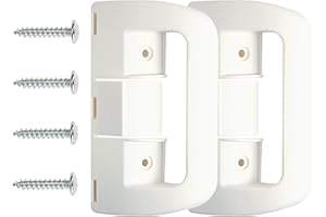 Kscjdg RM2652 RV Refrigerator Door Latch for Dometic Refrigerator 3851174015 DM2652 DM2852 DM2862 RM2852 RM3662 RM2662 RM3863 Fit RV/Camper/Trailer Freezer Door Handle - 2 Pack (Beige White)