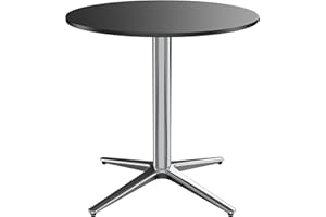 MFSTUDIO Outdoor Patio Bistro Table, Round Patio Dining Table for 2 to 4, 30" Metal Outdoor Side Coffe Table for Balcony Backyard Patio Garden or Indoor