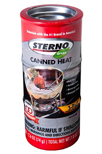 Sterno 20230 2.6-Ounce 45-Minute Cooking Fuel, 3-Pack