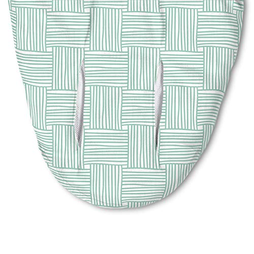 SwaddleMe Original Luxe Edition with Easy Change Zipper, 2pk Watercolor Indigo, Small (03