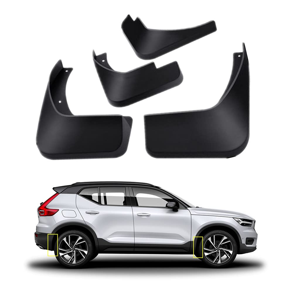 Photo 1 of Mud Flaps Kit for 2024 Volvo XC40 2019-2023 Mud Splash Guard Front and Rear 4-PC Set by TOPGRIL