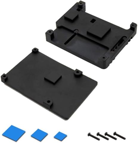 Milageto Para Raspberry Pi Case Ventilador Doble con Piezas De Tornillo para Raspberry Pi 3B + 2B / 3B