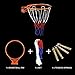 ZUINIUBI Collapsible Wall Mounted Hanging Basketball Goal Hoop Rim Metal Netting 32cm/12.6