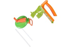 Amaezorx 1 Pcs Can Holder with Lid and Handle - Lightweight Easy Grip Drink Can Cover with Straw Hole, Durable PP Material fo