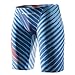 MY KILOMETRE Men's Swimsuit Jammer Solid Swim Jammers Endurance Long Racing Training Swimsuit