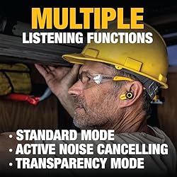 DEWALT Heavy Duty Bluetooth Jobsite Pro X2 ANC True