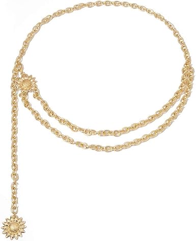 silver chain belts for dresses