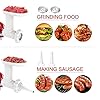 Food-Meat-Grinder-Attachments-for-KitchenAid-Stand-Mixers-Durable-Meat-Grinder-Sausage-Stuffer-Attachment-Compatible-with-All-KitchenAid-Stand-Mixers-Includes-2-Sausage-Stuffer-Tubes-White Food Meat Grinder Attachments for KitchenAid Stand Mixers, Durable Meat Grinder, Sausage Stuffer Attachment Compatible…