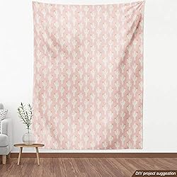 Ambesonne Cactus Print Fabric by The Yard, Hand