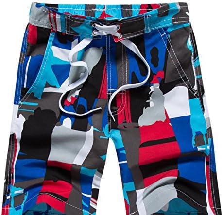xiaoming Boys Summer Casual High Quick Dry Beach Holiday Board Shorts Swim Trunk Boardshort