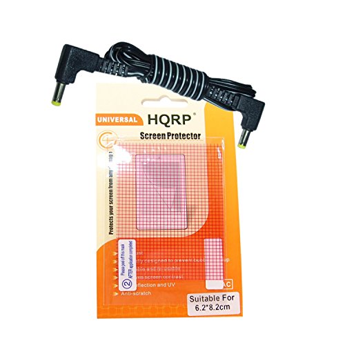 HQRP DC Cable Cord compatible with Panasonic LSJA0288, PV-DAC14D / PVDAC14D plus HQRP LCD Screen Protector