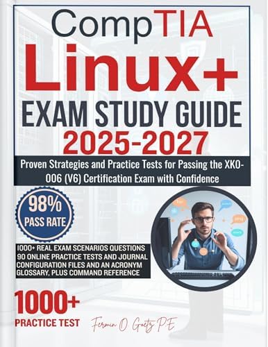Amazon.com: CompTIA Linux+ XK0-006 EXAM PREP 2025-2027: Master