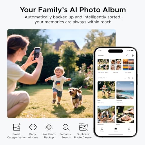 UGREEN NASync DH4300 Plus 4-Bay Desktop NAS, RK3588C SoC, 2.5 GbE LAN Port, 8GB LPDDR4X RAM, NFC One-Touch Connection, AI-Powered Family & Baby Album, Personal Cloud for Home/Office (Diskless) | 2.5 GbE Port, 8GB LPDDR4X RAM, A76+A55 8 Cores SoC, Cloud Backup, Remote Access, NFC, Multi-Device Connectivity (Diskless)