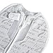 Woombie Air Nursery Swaddling Blanket - For Babies Up to 3 Months - Vented (Grey/White, 5-13 lbs)