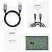 AUKEY USB C to USB C Cable 6ft, USB 2.0 Type C Cable 60W Fast Charge Braided Nylon for Google Pixel 2/2 XL, MacBook Pro, MacBook Air, iPad Pro 2018, Nintendo Switch, Samsung S8/S8+ S9