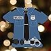 GiftsForYouNow Personalized Police Uniform Christmas Ornament