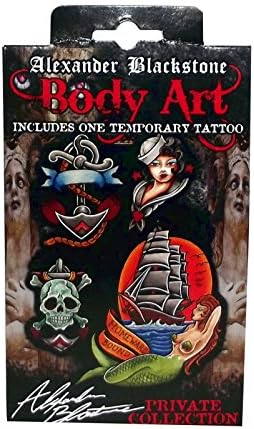 Alexander Blackstone Private Collection Sailor Temporary Tattoo, 1 count