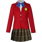 HOLRAN Women Cosplay Costume School Uniform Sailor Full Set Dresses