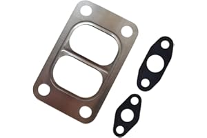 YCHIMAN Turbo Gasket Set for Holset HX35 HX35W HX40 HX40W Turbocharger Divided Flange Oil Inlet Outlet