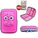 Pencil Case~Hardtop EVA 3D Owl Supplies Pencils Holder with Compartment for Kids School or Kindergarten~resistant Pencil Pouch Bag