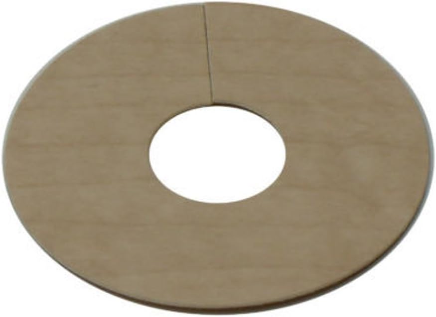 4 x Radiator pipe covers for 15mm pipe in a self adhesive Cedar / Maple