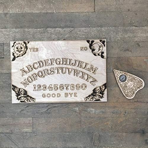 Ouija Board - Wood Burned - 18"x12" - Handmade Items