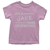 Expression Tees Youth It's A Jake Thing T-Shirt Medium Light Pink