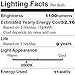 SUNMEG 8W LED Filament Light Bulb, Warm White
