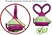 Baby Food Feeder Grow With Me Set | Baby Fruit Feeder | Baby Teething Toy | Silicone Teether Nibbler | 2 Extra Nipples | Free E-Book (Petal Pink)