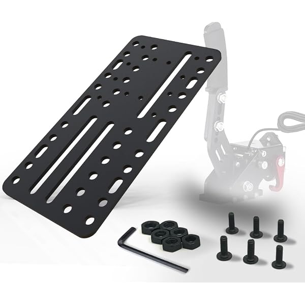 Hand Break Riser Mount Sim Rig Racing Seat Shifter Mount Universal Shifter & Handbrake Mount Bracket ...
