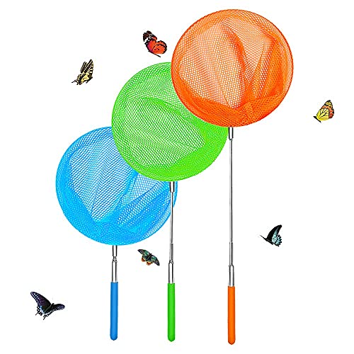 Skrtuan Kids Telescopic Butterfly Fishing Nets Great for Catching