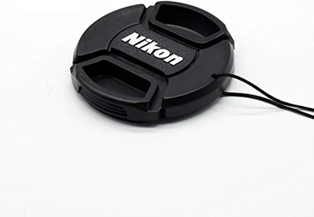 1pcs 52mm Center Pinch Snap-on Front Lens Cap Cover With Cord For Nikon D7000 D3300 D3200 D3100 D5100 D5200 D5300 D5500 with 18-55mm Lens